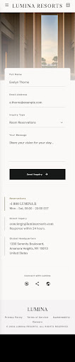 mobile contact screenshot